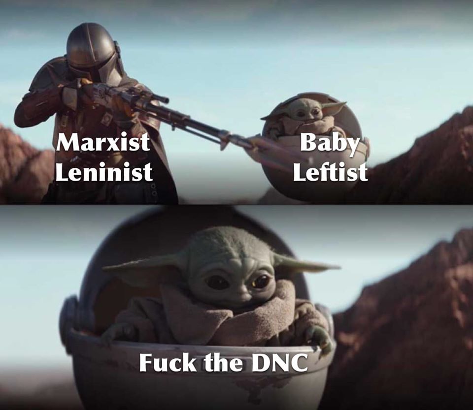 This meme is a humorous take on the left-wing label "Democratic Socialists of America" (DSA) and the label "Democratic Socialists of America (DSA)" is replaced with "Liberals of America". The meme is a play on the popular "Baby Yoda" character from the Star Wars franchise, with the caption "Liberals of America" and "Liberals of America" is replaced with "Liberals of America (DSA)".